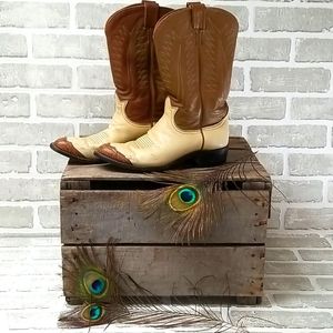 Tony Lama Western Boots Vintage